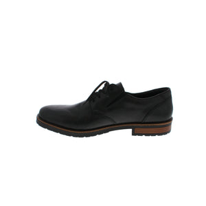 Keep your wardrobe looking classy and timeless with these dress shoes from Rieker. Your feet will stay comfortable and supported in these classic lace-up shoes.  Crafted with genuine leather with a durable sole, these shoes have been designed for both comfort and style. Perfect for any occasion, you'll look smart and feel great in these timeless shoes.