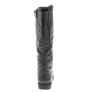 The Taxi Ally mid-calf boot offers reliable traction with its durable rubber outsole, perfect for rain or snow. Keep your feet warm with its cozy faux fur lining and convenient inside zipper for easy on and off. A must-have for any fall wardrobe!