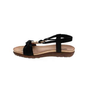 These beautiful sandals from Lady Comfort are the perfect addition to your summer wardrobe. An elastic strap makes it easy to slip on and off, and they offer the perfect amount of comfort. 