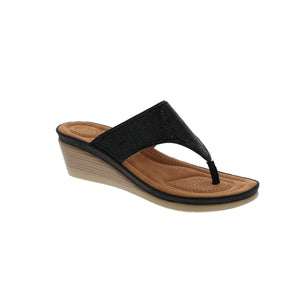 The Taxi Janice-03 is a stylish and comfortable wedge sandal that makes a great addition to any collection. Its superior comfort and eye-catching design are sure to elevate your wardrobe.