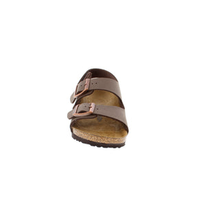 The Birkenstock Milano is the perfect sandal for kids on the go! Adjustable leather straps wrap around the foot for extra support, and the wide heel strap provides security for busy little feet.
