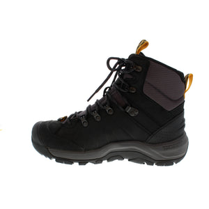 These boots are packed with insulation to keep your feet warm while adventuring in cold temperatures. The aggressively lugged sole has ice-gripping pods to keep you upright and supported on slippery winter terrain.
