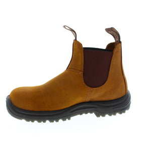 This CSA-Approved work boot from Blundstone is crafted with a steel toe, gorgeous leather, and rugged rubber outsole to ensure it is the best in its class. Equipped with all all-day comfort, this boot is ready to work. 