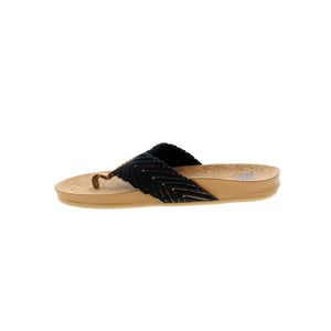 PATTThese breathable, light cork sandals are a must-have for summer. A woven strap made from recycled plastic bottles, a smooth suede toe post and a comfortably cushioned footbed brings support and happy feet!