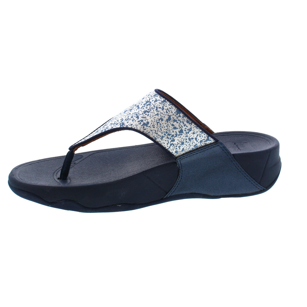 Navy glitter hot sale flip flops