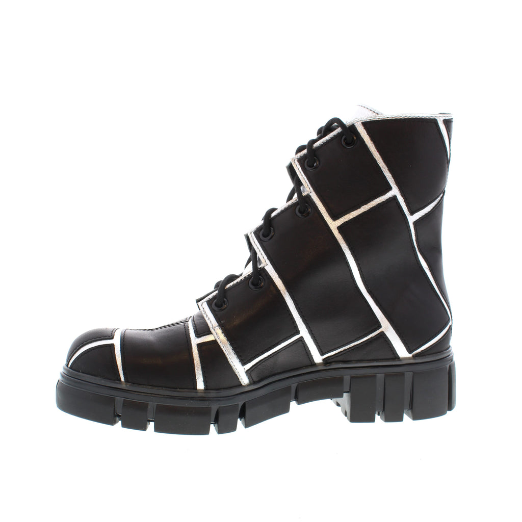 DYAN Joyce Black/Silver Sole City Shoes