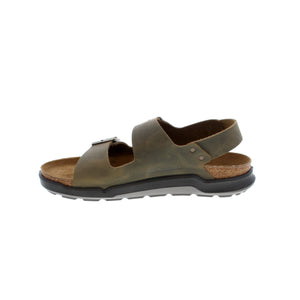 The Birkenstock Milano is the perfect sandal for adventuring! Adjustable leather straps wrap around the foot for extra support, and the wide heel strap provides security for anywhere your feet may take you.
