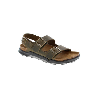 The Birkenstock Milano is the perfect sandal for adventuring! Adjustable leather straps wrap around the foot for extra support, and the wide heel strap provides security for anywhere your feet may take you.