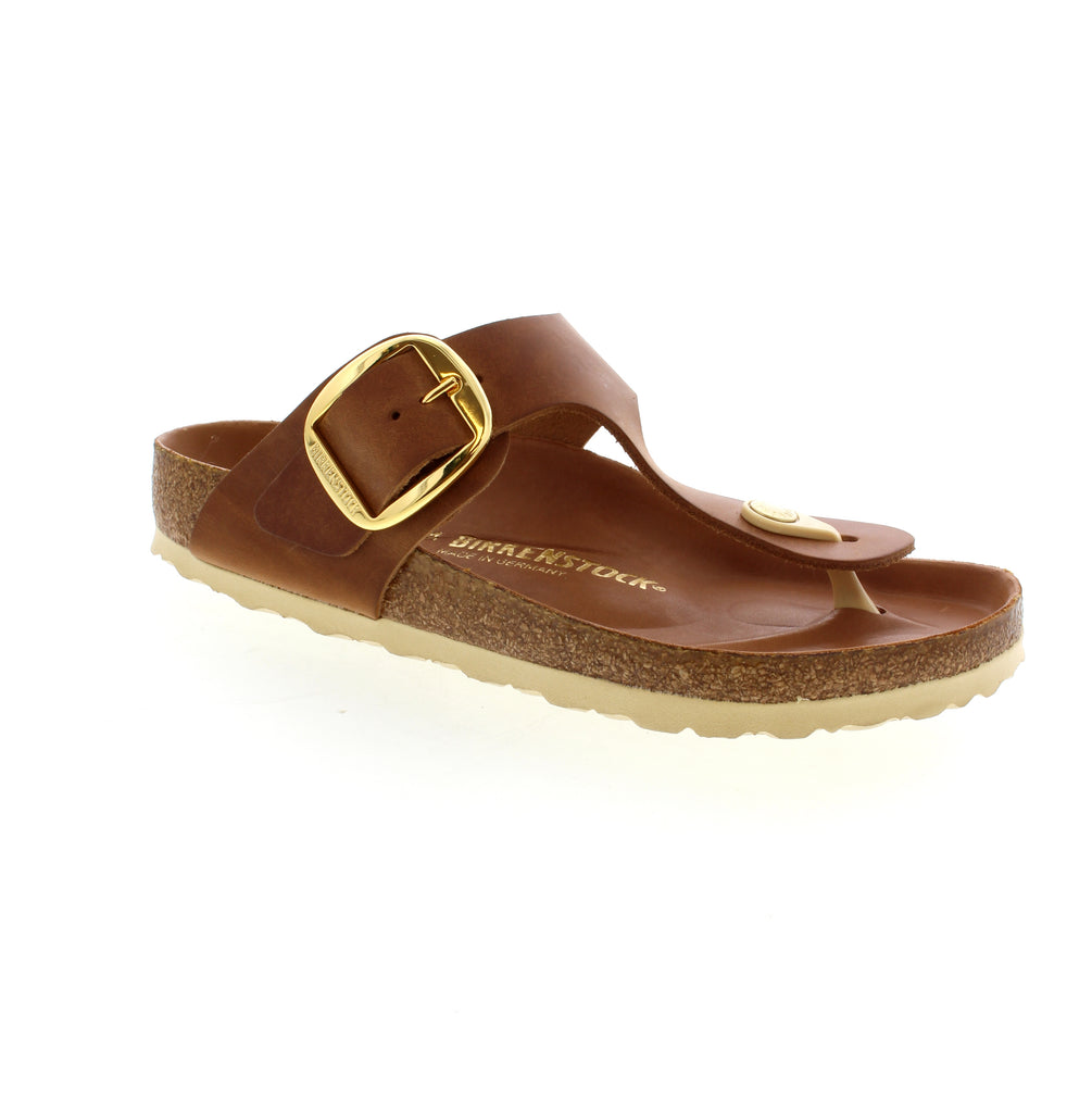 The Gizeh is a modern and stylish Birkenstock sandal! Featuring an original Birkenstock footbed, big buckles and high-quality leather upper, your feet will feel comfortable all day!