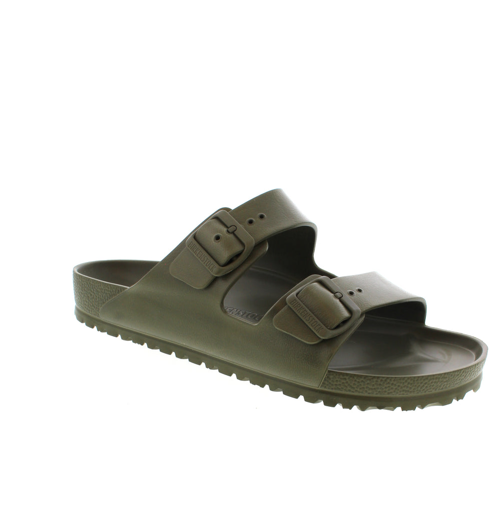 The Arizona EVA brings Birkenstock's trusted comfort to a water-resistant format. Crafted from lightweight EVA materials, this sandal cleans up in seconds—perfect for poolside, gym bag, or backyard wear.