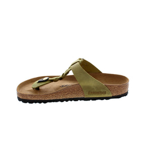 This contemporary, braided thong sandal from Birkenstock is an addictive classic. Featuring a cork footbed that contours to your feet in a refined, minimalist style, your feet are fully supported and fashionable all day long. 