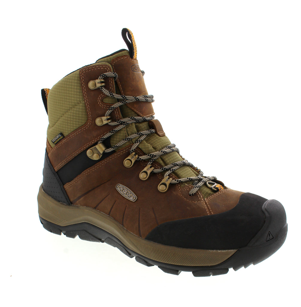 Combining the agility of a light hiker with the reliable warmth of a down jacket, the Keen Revel IV Mid Polar-M is designed for cold-weather adventures. Featuring 200g of insulation, these boots provide excellent heat retention to keep your feet comfortably warm. The heat-trapping materials underfoot enhance comfort even in icy conditions, while the sole offers exceptional grip on snow and ice, ensuring stability and confidence with every step. Ideal for winter trails.