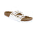 The Birkenstock Granada in White delivers exceptional foot support. This strappy sandal features Birko-Flor upper and adjustable buckles for the perfect fit. A great choice for those prioritizing foot health during summer activities while maintaining everyday practicality and comfort.