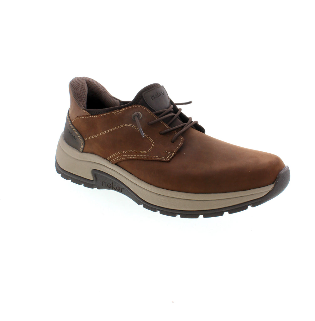 The Rieker 11050-22 shoe is made for men who are seeking comfortable and protected walking shoes. Featuring a wide last and a water-repellent RiekerTex membrane, these shoes offer practicality and comfort.