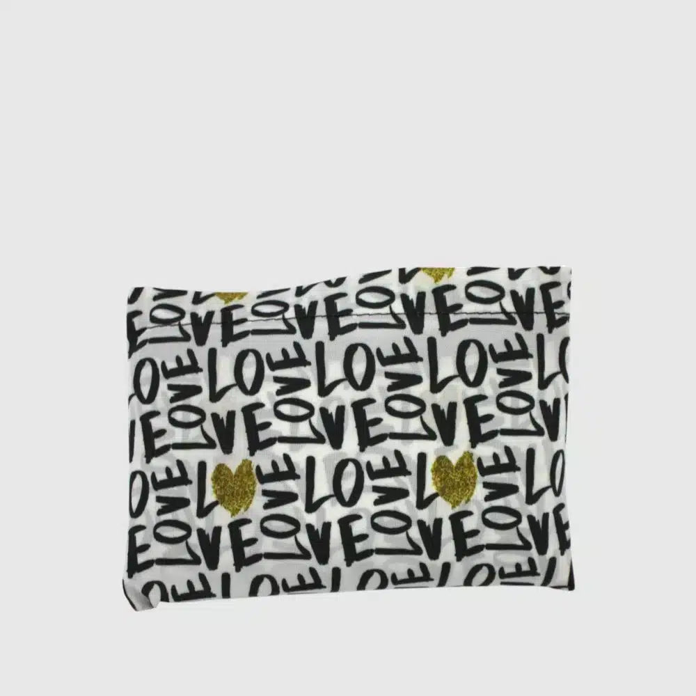Mat Rectangle Shopping Bag - White Multi