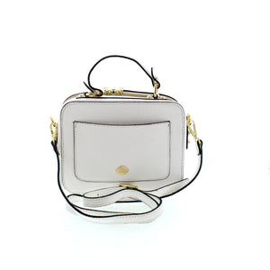 Add a timeless and luxurious touch to your wardrobe with The Trend 130883 White Handbag. Crafted from premium leather and lined with polyester, this top handle and crossbody bag features a secure zipper closure and is perfect for casual occasions. This Italian-made bag is the ideal accessory for your Spring and Summer outfits.