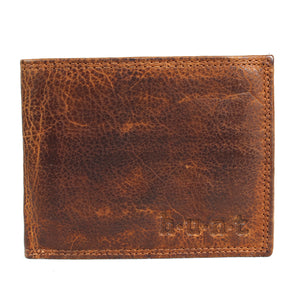 The HUNT Wallet HU103013 is made from washed natural leather. This wallet offers ultimate flexibility and durability while still maintaining the classic quality of hunt leather. With multiple card slots, transparent ID windows, and a double compartment for paper money, you'll have everything you need in one stylish accessory. 