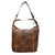 The Hunt HU529413 leather handbag offers functionality and style. The top zipper will keep your essentials secure. This washed leather bag will be a great addition to your wardrobe.