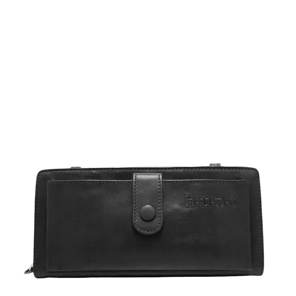 The Hunt HU637040 Wallet has a removable shoulder strap so it easily converts from a wallet to handy crossbody bag. The outside pocket with snap closure is perfect for your phone. The zip-around enclosure will keep your cards and money secure.