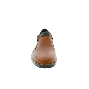 Dress the Rieker 13550-22 dress shoe up or down! Designed with a side zip for easy on/off, these dress shoes will keep your feet comfortable and supported if you're putting in long hours at the office or a night on the town. 