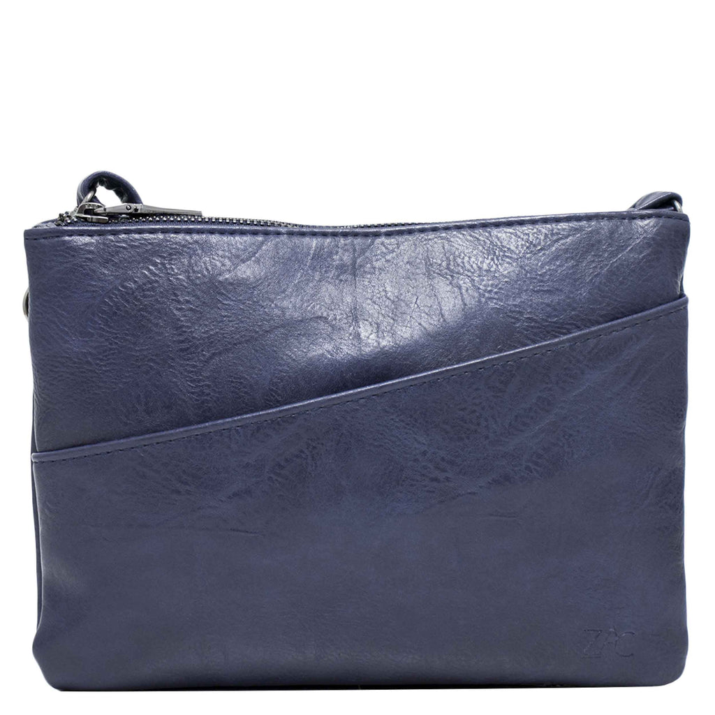 Experience effortless organization and convenience with the Zac CM29262-62, made with manmade leather and designed with multiple zippered pockets and an adjustable shoulder strap. The spacious main compartment boasts various interior pockets for all your essentials.