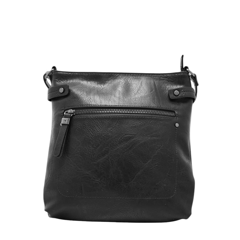 Introducing the Zac CM32390B handbag. Its full-length adjustable shoulder strap allows for comfortable carrying. Featuring a top zipper compartment, front zip pocket and a handy accordion back organizer.