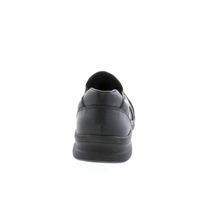 Experience ultimate comfort and style with Rieker 14850-00 - Black. This trendy leather shoe features lightweight construction, Antistress technology, and a convenient zipper for easy wear. With a luxurious distribution of padding, you can elevate your sneaker style while enjoying walking pleasure on your busiest days. Adjust the width once, and feel the difference!