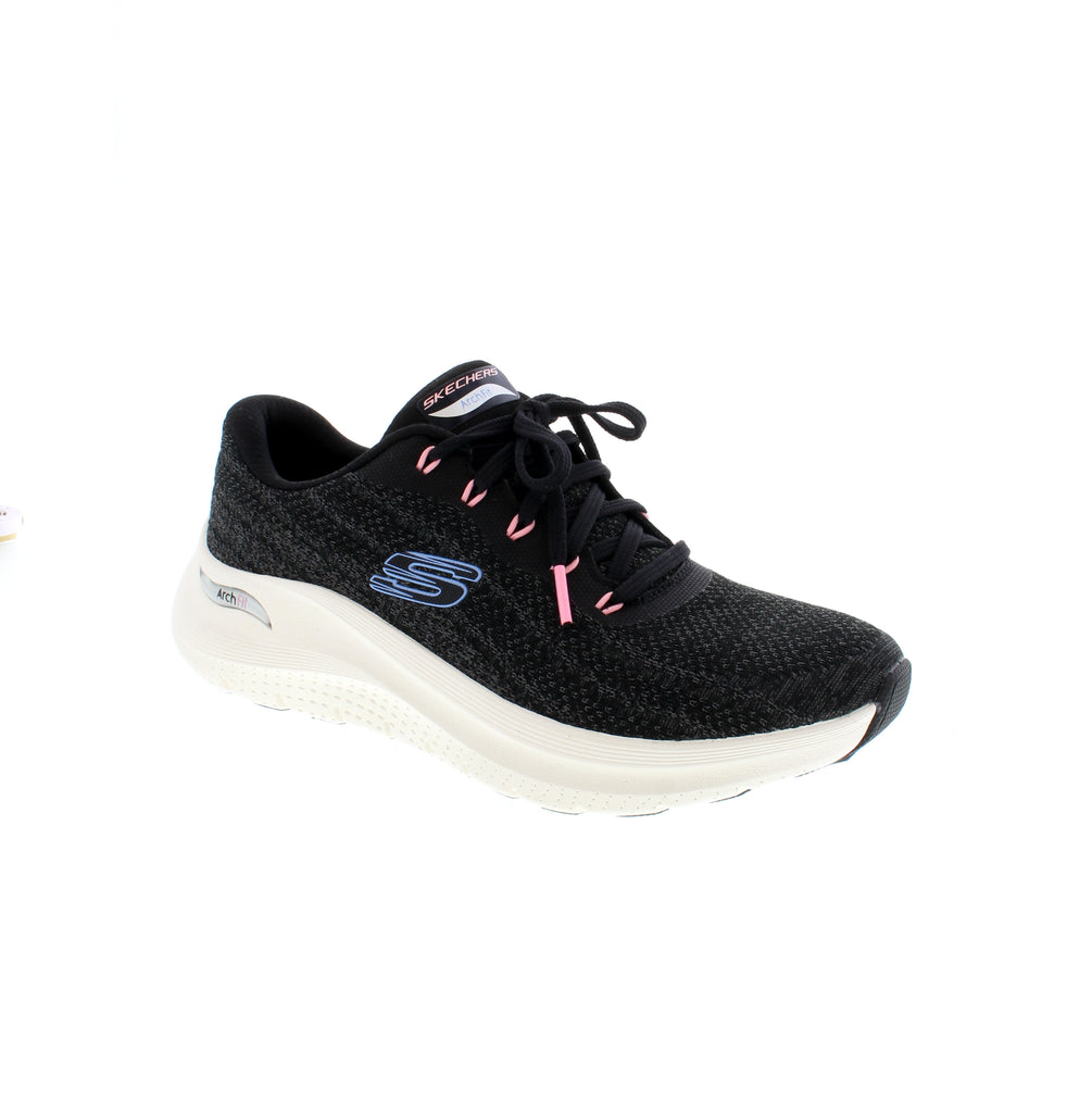 Skechers Rich Vision | Black/Pink – Sole City Shoes