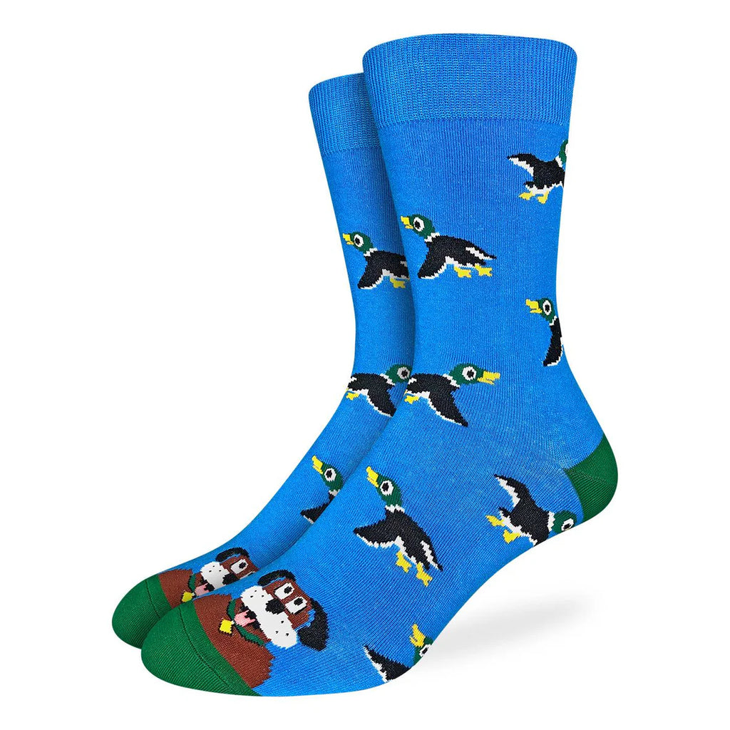 Crafted from a soft blend of 85% cotton, 10% polyester, and 5% spandex, the Good Luck Sock - Hunting Ducks strikes an ideal balance between comfort, resilience, and flexibility. Designed to move seamlessly with your feet, these socks ensure all-day comfort whether you’re active or relaxing. They are simple to maintain—just machine wash in cold water at 30°C and steer clear of bleach and ironing to preserve their quality. For extended durability, it’s best to line dry rather than use a tumble dryer. 