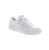 Upgrade your sneaker game with Skechers Slip In's Jade-White. Its exclusive Heel Pillow™ offers superior support and comfort, while the duraleather upper and lace-up front provides a clean and classic court look. Step in and experience the cushioned comfort of the Skechers Air-Cooled Memory Foam® insole.