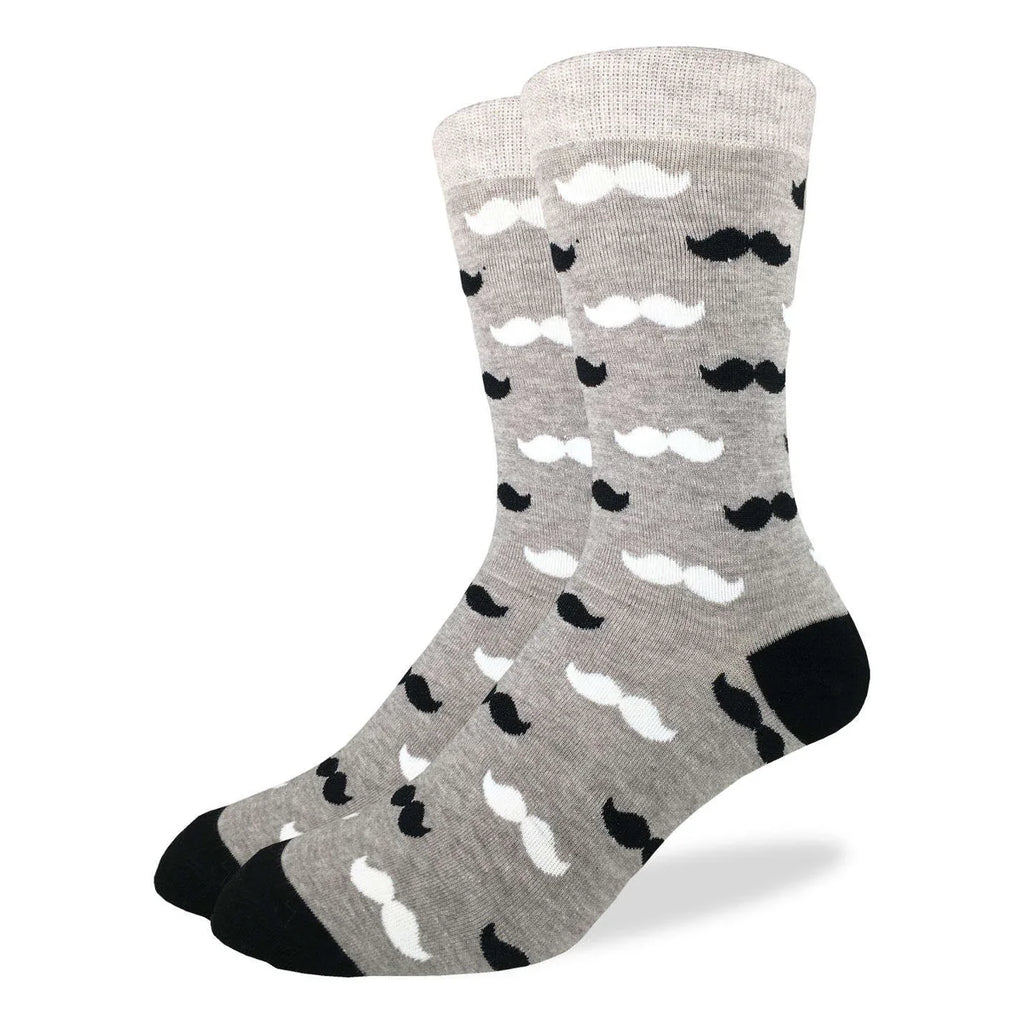 Constructed from a comfortable blend of 85% cotton, 10% polyester, and 5% spandex, the Good Luck Sock - Moustache offers a perfect balance of softness, durability, and stretch. These socks are designed to move with you, providing lasting comfort throughout your day. Easy to care for, simply machine wash cold at 30°C and avoid bleach or ironing to keep them in great condition. For best results and longer wear, line dry instead of using a tumble dryer. 
