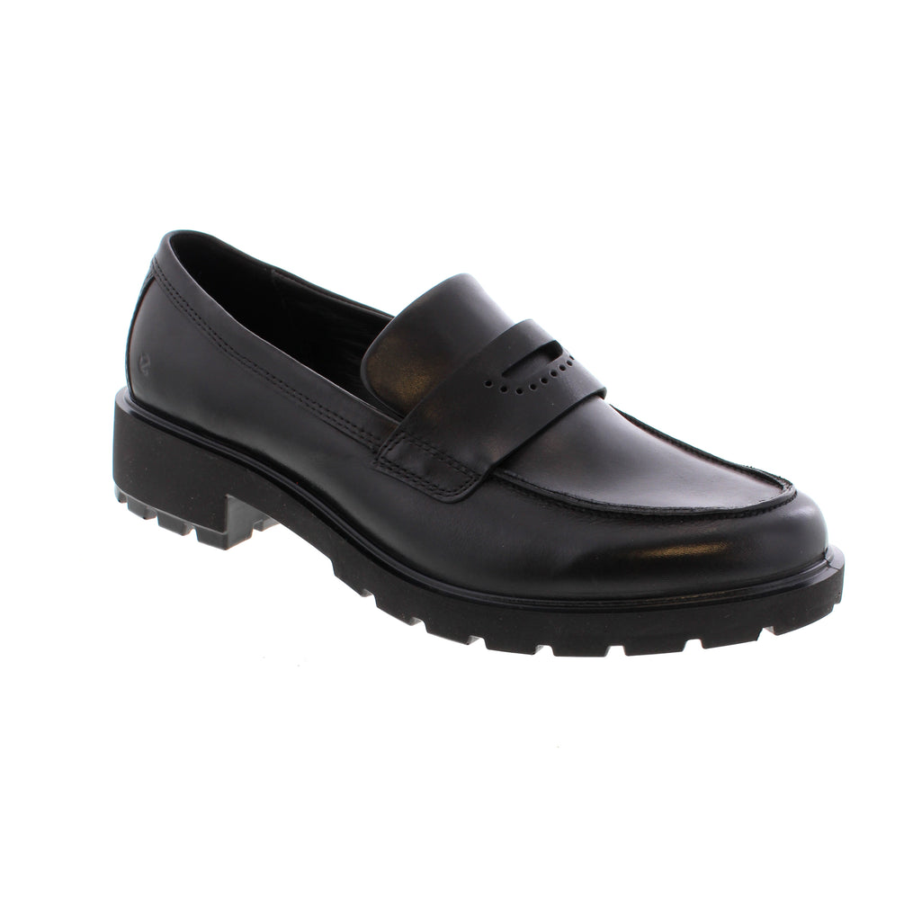 Experience seamless comfort and refined style with the Ecco Metropole Vienna Loafer in black. Designed to complement urban living, these premium loafers combine a perfect fit with a leather-textile lining that enhances durability and softness. Ideal for both professional settings and casual outings, they provide reliable support without compromising on elegance. Elevate your daily footwear with a pair that adapts effortlessly to your lifestyle.