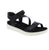 Simplify your summer style with the Ecco Soft Sandal. Crafted with soft leather and a supportive footbed, this sandal offers light arch support and a padded collar for all-day comfort. The strappy design and white sole add a touch of style to any casual occasion.
