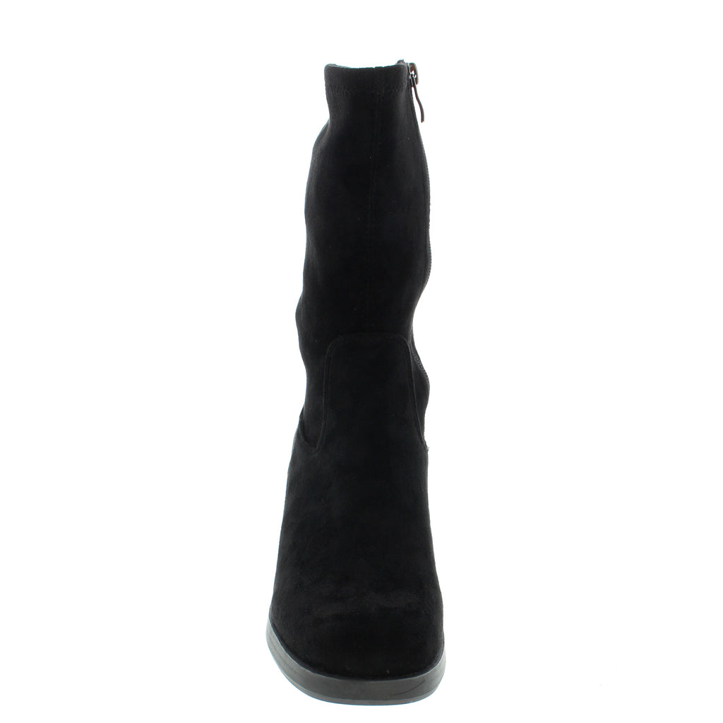 CAPRICE 9 9 25562 29, Stivali a metà Polpaccio Donna, Nappa Nera, 36 EU