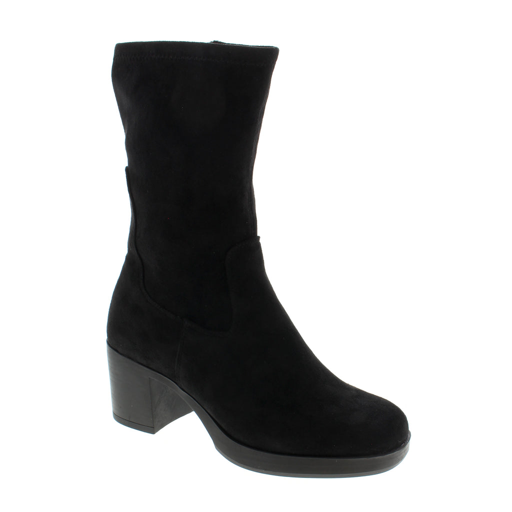 Slip into the Caprice 25326-41 ankle boot for an effortless and stylish look. The fabric elasticized upper, and block heel provides a comfortable and modern fit for everyday wear. Enjoy a reliable fit, with an updated silhouette.
