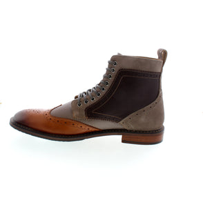 Stacy Adams Finnegan Wingtip - Cognac Multi