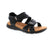Step confidently into summer with our Clarks Kitly Ave sandal. Its Contour Cushion footbed supports busy feet, while intricate laser-cut details and adjustable straps add style and security. Perfect for the beach or high street, with an open-toe design and antimicrobial lining for a fresh and airy feel.