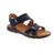 Slip into summer style with the Clarks Kitly Ave sandal in navy. This casual beauty features a soft leather upper paired with a plush suede lining and footbed that feels like a gentle hug for your feet. The anti-bacterial suede footbed keeps things fresh, while the dual-layer foam and EVA/PU midsole provides responsive cushioning with every step. Easy velcro closure means quick adjustments on the go.