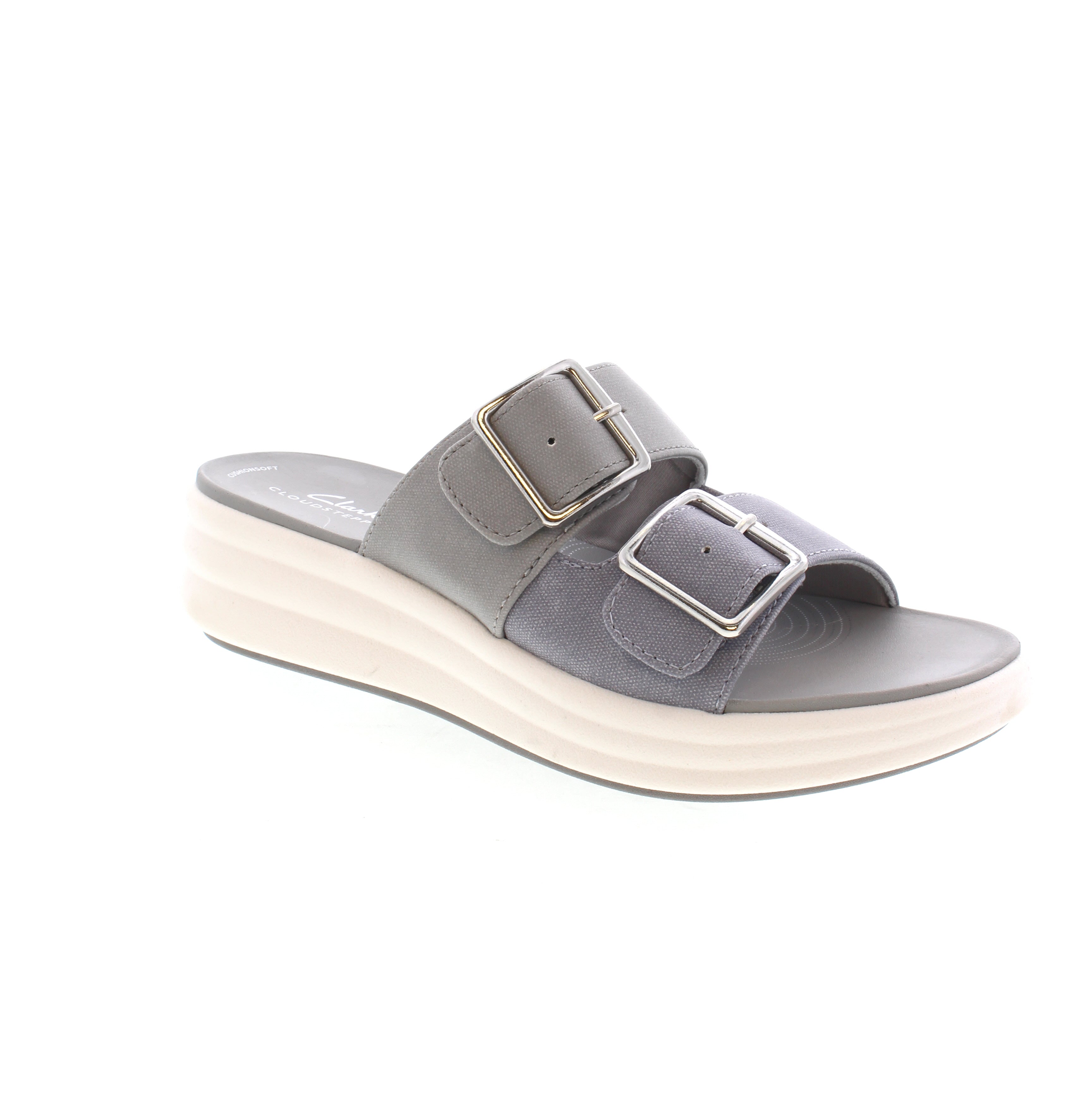 Clarks Drift Buckle | Lilac Combi – Sole City Shoes