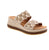 A sandal that makes every step feel as good as it looks, Kassanda Mule combines easy comfort with premium materials. Crafted from shimmery metallic leather, this woven wedge profile features our signature Contour Comfort footbed and a grippy sole to make every move one you can count on – from slow weekends to spontaneous city vacations.