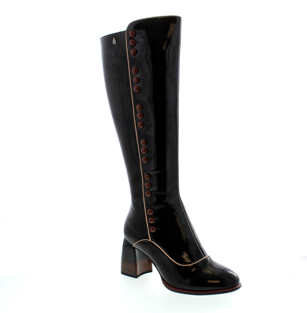 Elevate your style and comfort with the AQUA-Flex Cabaret boots. These knee-high boots feature a&nbsp; Vegan leather upper and a side zipper for effortless wear. With a cushioned interior, you can stay stylish and comfortable all day long. Step up your fashion game today!