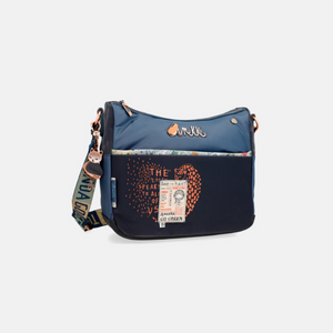 Discover the beauty of nature with Anekke's 36763-170 crossbody bag. This eco-friendly piece is made with 80% recycled plastic caps, certified by Control Union Certifications B.V. With a unique multicolor print inspired by elements of nature, it's the perfect accessory for carrying your everyday essentials and paying respect to Pachamama. 