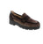Rieker's timeless slip-on loafer combines comfort with versatile style. Crafted with a suede upper, water-resistant protection, and cozy faux fur lining, this brown loafer transitions seamlessly from the office to casual outings. The removable microfiber footbed and foam midsole provide all-day support, while the rubber outsole ensures durability. True-to-size fit with an average width.