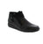 These elegant black Rieker ankle boots combine style and practicality effortlessly. Crafted from smooth leather, they feature a convenient zippers for quick wear and a grippy sole that ensures steady footing. The padded, removable insole provides lasting comfort, while the extra width offers a roomy fit. With the RiekerTEX membrane, your feet stay protected from wind and moisture, making these boots a reliable choice for any occasion.