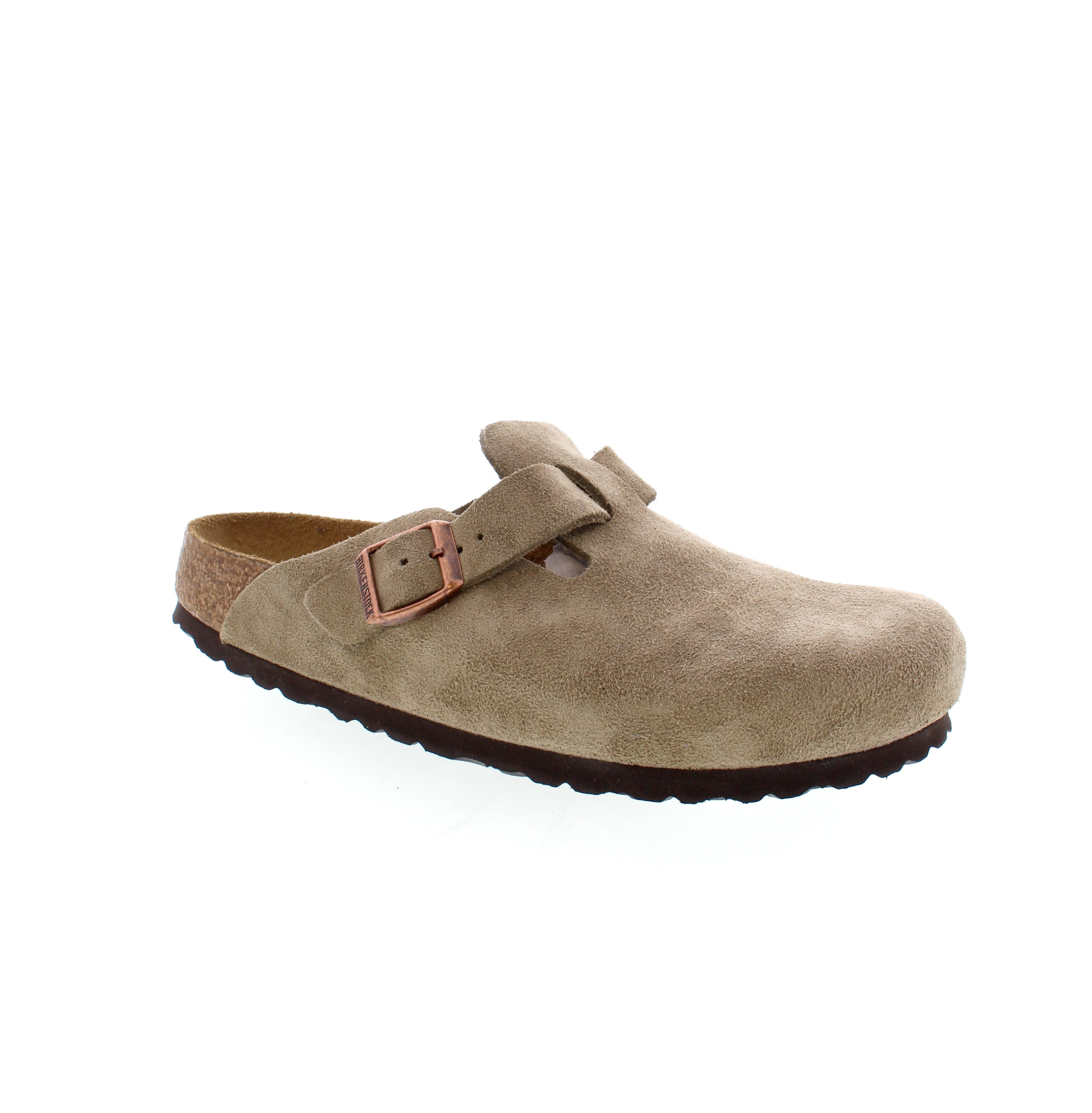Birkenstock Women's Boston Soft Footbed Taupe Clog