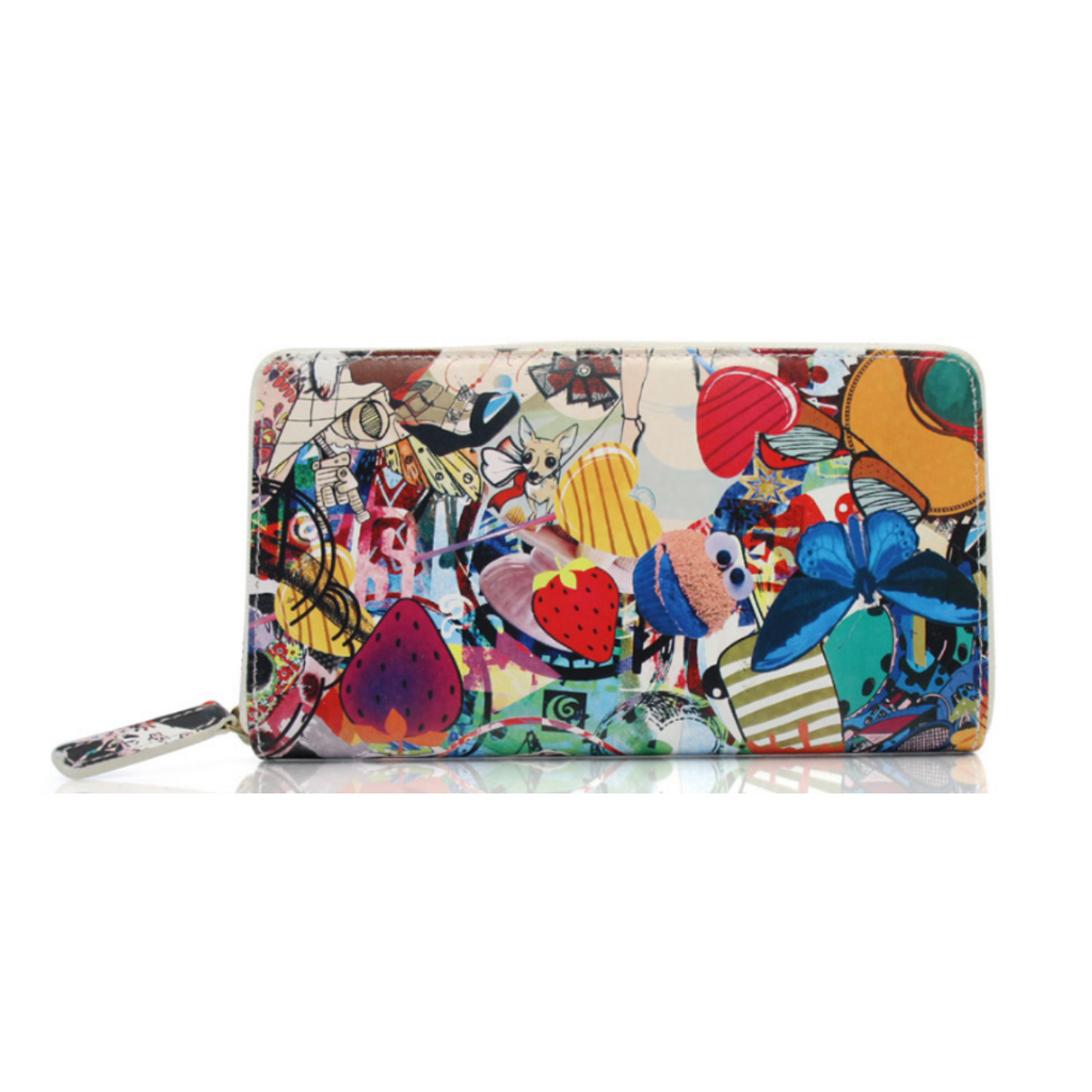 Keep your money safe and stylish with The Trend 5838106 wallet! Show off your unique sense of style with this eye-catching and functional design – complete with a zippered exterior for security and pockets galore for cards, ID's, and bills. Who said you can't look great while being practical? 