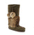 The Manitobah Snowy Owl mukluks in Dark Olive are expertly crafted mid-calf footwear featuring a soft suede upper paired with detailed beading that reflects Indigenous artistry. These insulated boots include a cozy faux fur collar for added warmth and comfort, designed to protect against harsh winter conditions. Combining traditional design with modern insulation, they provide both style and reliable cold-weather performance for those valuing quality and cultural heritage in their footwear