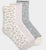 Lemon Recycled Pillow Crew Socks - Pink Multi