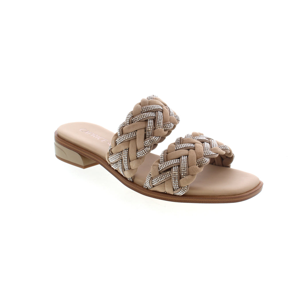 Upgrade your fashion and footwear with the Caprice 9-27101-42 sandal. Featuring dual braided straps for a secure fit, and an innovative CAP motion technology footbed for all-day comfort.&nbsp;