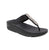 The FitFlop Fino in Black A2N-001 pairs sleek leather construction with a cushioned EVA/Foam midsole for all-day comfort. Adorned with a shimmering crystal-embellished detail, these elegant sandals transition seamlessly from day to night.
